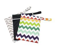 Kisangel 3pezzi Borsa Porta Pannolini Per Ragazzo Ragazza Ragazza Organizer Portatile Per Pannolini Borsa Per Appendere i Cerniera Per Cosmetici e Articoli Essenziali