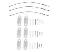 Kisangel 3sets Fissaggi Antiribaltamento Per Kit Per Cinghie e Accessori Facile Installazione Per e Domestici
