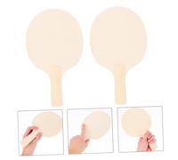 Kisangel 4 Base Racchette Pong in Naturale per Pala Tennis Tavolo DIY Verniciabile Impugnatura Ergonomica per Controllo e Precisione