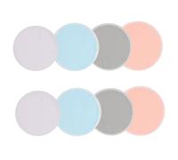 Kisangel 4 paia Coppette Assorbilatte Lavabili Bamboo Cuscini per Allattamento Riutilizzabili Comfort Ottimale e Vestibilità per Mamme Post Parto