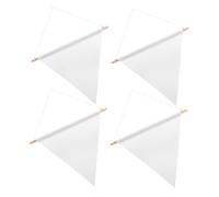 Kisangel 4 Pezzi Bandiere Decorative Tela Striscioni per Decorazione e Conservazione Distintivi Bandierine Impermeabili per e Design e