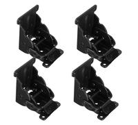 Kisangel 4 pezzi Cerniere Pieghevoli per Gambe Tavolo in Metallo Nero Rame Staffe Regolabili con Blocco Autolock Supporto Robusto per Mobili Pieghevoli per Riparazione Letti e Armadi