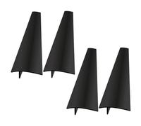 Kisangel 4 pezzi Coperture in Silicone per Piano Cottura Protezione per Gap tra Fornelli e Bancone Cucina Flessibili Resistenti alle Temperature e Facilmente Adattabili