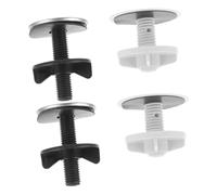 Kisangel 4 pezzi Copriforo Cucina in Acciaio Inox e PP Tappi Decorativi Perdite per Foro Rubinetto Facili da Installare e Resistenti alla Ruggine per Lavello e Lavabo