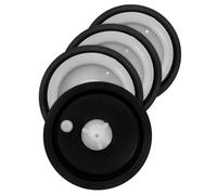 Kisangel 4 pezzi Kit Diaframmi Guarnizione Valvola Elettrovalvola Plastica per Controllo Flusso Acqua e Facile Installazione per Riparazione Impianti Idraulici e Lavatrici