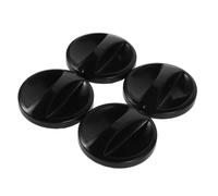 Kisangel 4 Pezzi Manopola di Ricambio Nera per Timer Elettrico di Pentola a Pressione Marcature Facili da Leggere, Materiale Plastico Resistente, Forma Rotonda, per Emergenze in Cucina