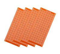 Kisangel 4 pezzi Schede Circuito Stampato per Prototipi Elettronici DIY Basetta Millefori per Saldatura Facile e Collegamenti per Progetti Microelettronica e Saldature Fai da Te