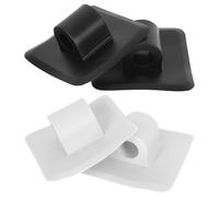 Kisangel 4 Pezzi Supporto Fissaggio Motore Barca in Plastica e Gomma per Kayak Ganci Stabili per Motori Fuoribordo su Gommone Canotto Accessori Pesca