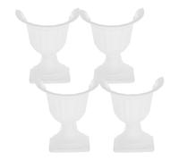 Kisangel 4 Pezzi Vasi Da Fiori Mezza Urna Fioriera Da Parete Fioriere Rustiche Fioriere Retrò A Colonna Romana Mezza Urna Fioriera Montata Supporto Floreale Vaso Da Fiori Rustico Sospeso