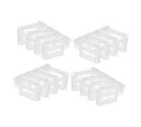 Kisangel 4 set Divisori Frigorifero Regolabili in Plastica Separatore Telescopico per Ripiani Laterali Organizer Compatto per Bottiglie Spezie e Alimenti