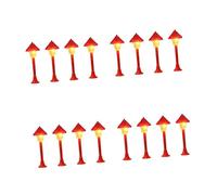 Kisangel 4 Set Lampioni Stradali Led Miniatura Simulati Per Micro Paesaggio Decorazione Casa Miniatura Accessori Per Bonsai Pezzi*4