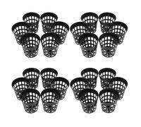 Kisangel 40 Pezzi Cestini Piantine Acquatiche in Plastica Resistente Reti Forate per Acquario Supporto Radici Ottimale per Piante Vive in Serbatoi e Coltivazione Fuori Riutilizzabile