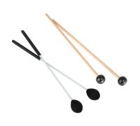 Kisangel 4pezzi Bacchette per Xilofono Martelli Percussione per Marimba in Materiale di Testa in Importata per Istruzione Elementare e Esercitazione