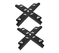 Kisangel 4pezzi Copertura Gap Per Cucina Metallo Filler Per Spazi Tra Piano Cottura e Piano Di Lavoro Protezione Per Fornelli e Cucine Facile Da Installare e Pulire Design Elegante e