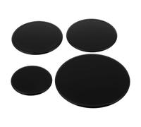Kisangel 4pezzi Copri Fornello Gas in Lucido Protezione Piano Cottura e Distribuzione Uniforme Del Calore Per Piani Cottura Gas Facile Da Pulire e Resistente Alle Macchie