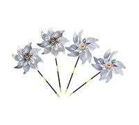 Kisangel 4pezzi Girandola Riflettente Girandola Vento per Giardino Decorativa a Forma Animale per Cortile e Giardino Mulino Vento Rotante