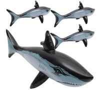 Kisangel 4pezzi Gonfiabile Giocattolo Acquatico Decorazioni Di Compleanno Forma Di Predatore Giocattoli Galleggianti Ad Acqua Giocattoli Gonfiabili Per Piscina