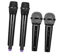 Kisangel 4pezzi Microfono Giocattolo Per Ragazzo Ragazza Ragazza Piccoli Microfono Di Plastica Di Simulazione Per Esibizione Lettura e Canto Accessori Per