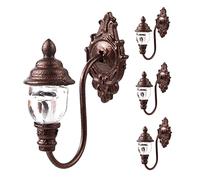 Kisangel 4pezzi Mini Lampada Da Muro Per Paesaggi Da Stile Architettonico Decorazione Per Tavolo Di Sabbia Illuminazione Per Modellini Scala Luce Bianca Design Compatto e Leggero