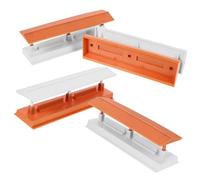 Kisangel 4pezzi Mini Stazione Ferroviaria Miniatura Per Casa Delle Bambole Decorazioni Per Paesaggi e Scene Gioco Colore Casual