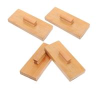 Kisangel 4pezzi Nacchere in Legno Per Ragazzo Con Blocco Di Vetrata Strumenti Percussione Manuali Per Sviluppo Della Coordinazione Occhio-mano Suono Per Apprendimento Musicale e Divertiment