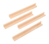 Kisangel 4pezzi Supporti Per Domino in Legno Base Espositiva Per Tavolo Porta-lettere Inglesi Ornamenti in Legno Per Stanza Supporto Per Gioco Di Carte