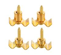 Kisangel 4sets Rulli Per Corde Chitarra in Metallo Distanziatori Per Alberi Per Corde Chitarra Fermacorda Per Elettrica Accessori Per Parti Per Elettrica Colonna e Vite Inclusi