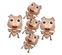 Kisangel 5 Palloncini Foil Ant Animali Decorazioni Tema Formica Grande Resistenti e Sicuri per Shower Carnevale e Occasioni Speciali