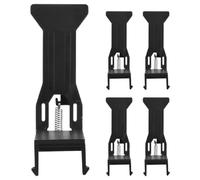 Kisangel 5 Pezzi Clip per Cassetto Cassa, Plastica Nera, Compatta