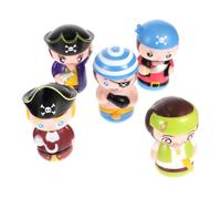 Kisangel 5 Pezzi Di Bambola Da Dito Dei Cartoni Animati Marionette Da Mano Pirata Giocattoli Per Raccontare Storie Marionette Per Piccoli Bomboniere Per Feste Mini Giocattolo Da