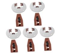 Kisangel 5 Set Fermagli per Binari Scorrevoli da Cassetto Blocchi di Sicurezza per Guide Inferiori Montaggio Sotto Mobile Kit di Ricambio per Riparazione Vanity