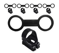 Kisangel 5 Set Fibbia per Appendere Gli Occhiali da Sub Custode della Cinghia Accessori per Immersioni Subacquee Black