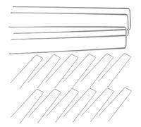 Kisangel 50 Pezzi da U Shape Ancoraggi Resistenti per Telo Pacciamatura e Attività Outdoor per Tende e Rete da Resistente e