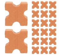 Kisangel 50 Pezzi Mini Mattoncini Mattone di Simulazione Realistici per Casa delle Bambole, Mattoni Decorativi in Miniatura per Modellismo e Artigianato Creativo