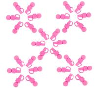 Kisangel 50pezzi Microfono Miniaturizzato Per Karaoke Rosa Per Bambine Per Giocattoli Da Casa Delle Bambole Strumento Musicale Interattivo Per Sviluppare Creatività e Talenti Musicali