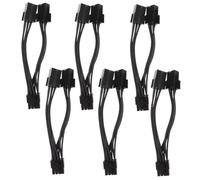 Kisangel 6 pezzi Cavo Adattatore GPU Pin Pin Pcie Prolunga Alimentazione Video Card Compatibile con Psu e Schede Grafiche Design Compatto e Resistente per Upgrade