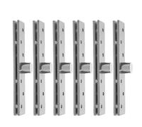 Kisangel 6 Pezzi Cerniere Nascoste Pivot per Porte in Acciaio Inox Heavy Duty per Libreria e Porte Segrete Silenzioso e Invisibile per Interni Moderni