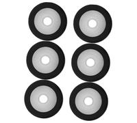 Kisangel 6 pezzi Rulli di Pressione in Resistente per Videoregistratori Vhs e Lettori Audio Portatili Ruote Cuscinetto per Registratori Nastro Design Compatto e Durevole