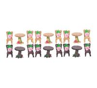 Kisangel 6 Set Mini Decorazioni per Mini per Decorazioni e Compattper Spazi Ridotti