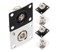 Kisangel 6pezzi Connettore Jack Audio per Chitarra Elettrica Piastra per Jack per Chitarra Presa per Basso Parti per Elettrica