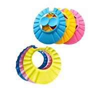 Kisangel 6pezzi Cuffia Doccia Per Ragazzo e Ragazzo Morbida Ed Elastica Protezione Per Shampoo e Bagnoschiuma Regolabili