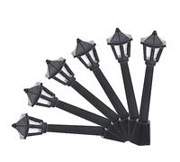 Kisangel 6pezzi Mini Lampioni Per Bambole Accessori Per Case Delle Bambole e Giardini Incantati Decorazioni Per Ambienti Da Gioco e Casa