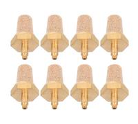 Kisangel 8 Pezzi Ugelli in Rame M5 per Macchina del da Palco Silenziatore Scarico Aria in Ottone Accessori Ricambio per e Compressori Pneumatici per Spettacoli Professionali