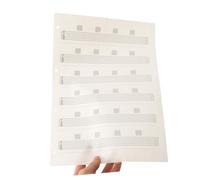 Kisangel 85 Pezzi Carta per Tablatura Chitarra senza Righe Blocco Sostitutivo Elegante e Portatile per Esercizi Prolungati e Composizione Musicale Carta Musicale Liscia per Chiari per