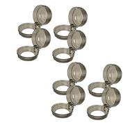 Kisangel 8pezzi Coprire Manopole Del Gas Per Trasparenti Protezione Per Manopole Di Piano Cottura Sicurezza Per La Casa Installazione Facile e Design Elegante