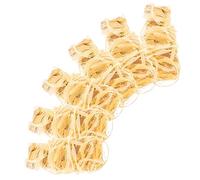 Kisangel 8pezzi Strisce Legna Accensione Barbecue e Campeggio Accendi Fuoco Portatile in Legno e Cera Starter Legna Leggero Compatto per Carbonella Grill e Falò Outdoor