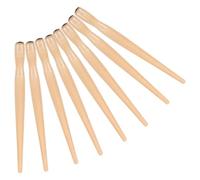 Kisangel 8Pezzi Wooden Calligraphy Pen Holders in Khaki Legno per Artists e Beginners, Adatti a Calligraphy e Painting Projects