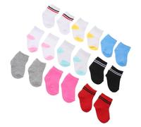 Kisangel 9 Paia Calzini in Cotone per Pupazze Accessori Moda Mini Calzini Cheerleader per Abbigliamento per Gioco di Ruolo e Regalo Compleanno