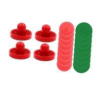Kisangel Accessori Hockey Tavolo Mini Air Hockey Dischi e Pusher Plastica e Ricambi per Tavolo Scivolamento Fluido e Durevole