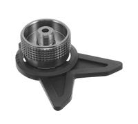 Kisangel Adattatore Bombola Gas Butano con Staffa per Fornelli da Campeggio Convertitore Gas Portatile in Ottone Sicuro e Anti-Perdita per Esterni Compatibile con Taniche Propano